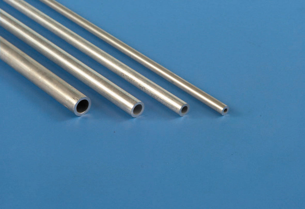 12mm Aluminium Round Tube, .45mm Wall (1m long)