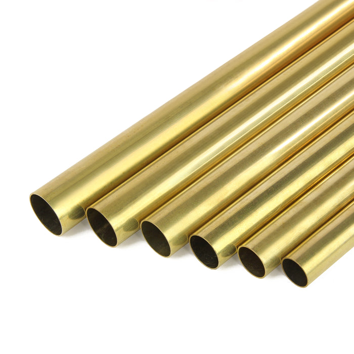 7/8in Brass Round Tube, .029in Wall (12in long)