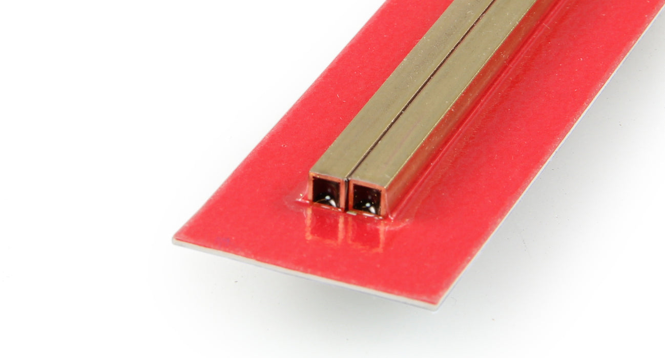 4mm Brass Square Tube .45mm Wall (300mm long)