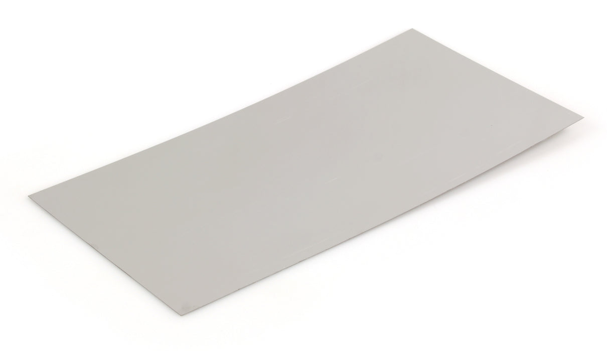 .008in 10x4in Tin Coated Steel Sheet, Bright