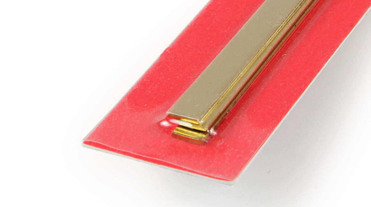 6mm Brass Strip 1mm Thick (300mm long) (3 pcs)