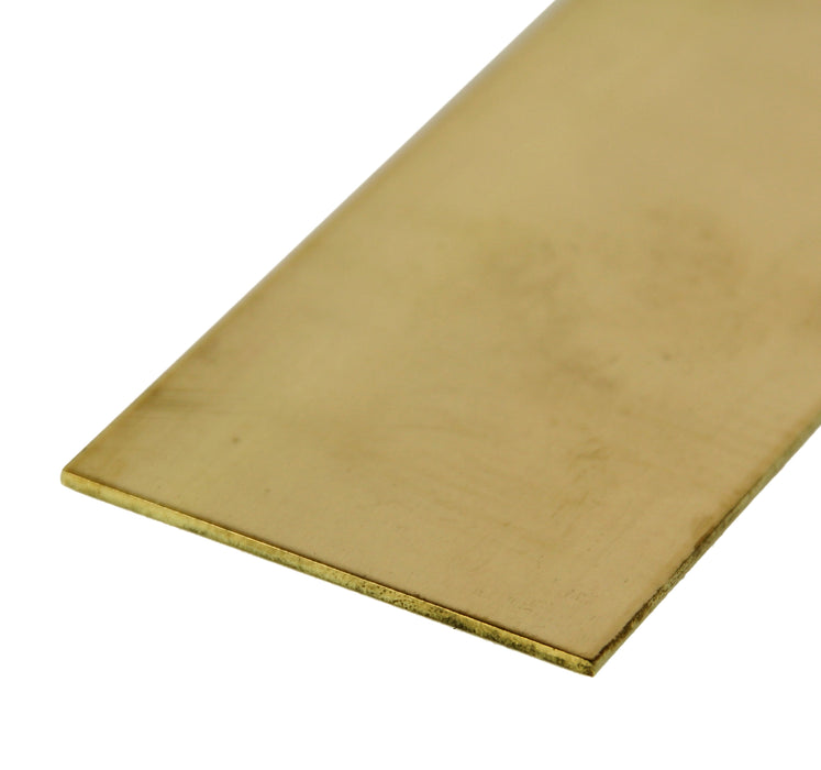 1in Brass Strip, .093in Thick (36in long) (Bulk Pack of 3 Items)