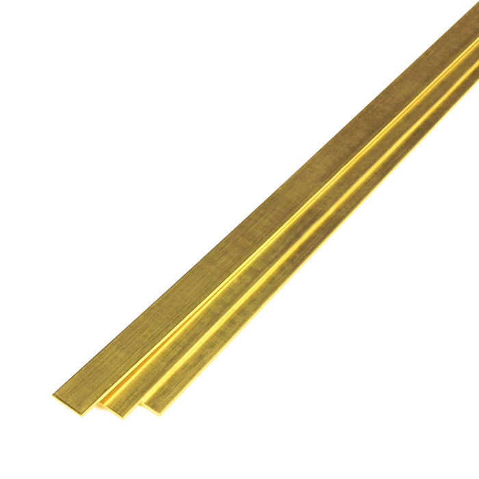 2in Brass Strip .032in Thick (12in long)