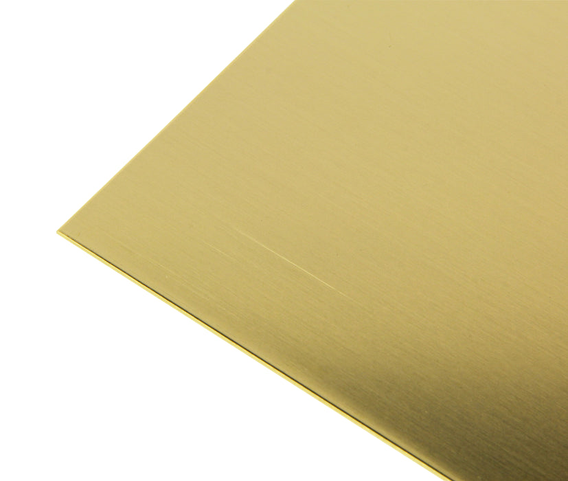 .015in 10x4in Brass Sheet (Bulk Pack of 6 Items)