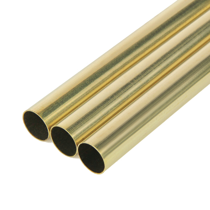 5/16in Brass Round Tube, .014in Wall (36in long) (Bulk Pack of 4 Items)